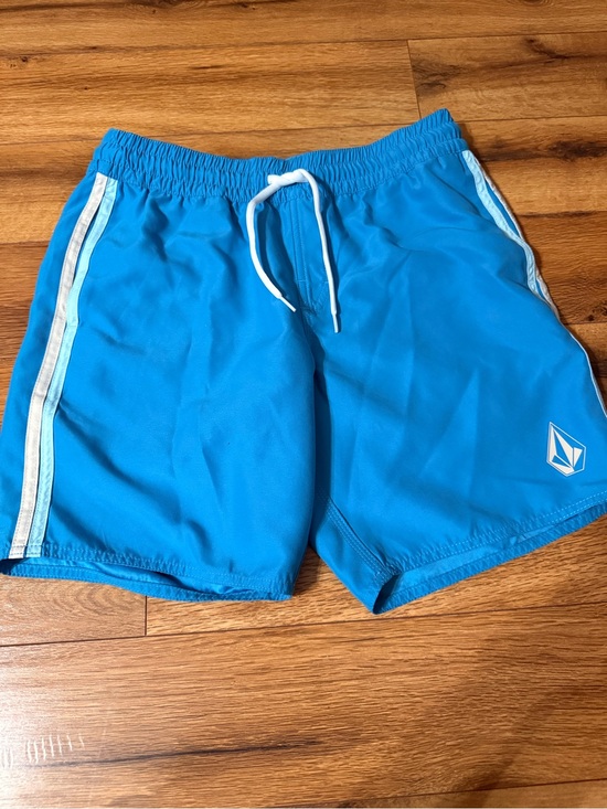Volcom Other - Volcom Bright Blue Athletic Shorts with White Trim